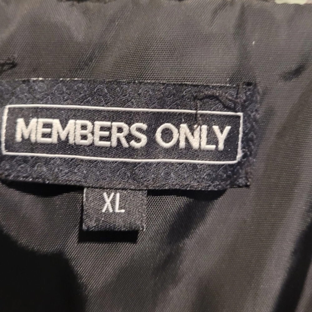 Members Only Black and Orange Jacket XL - Picture 2 of 4